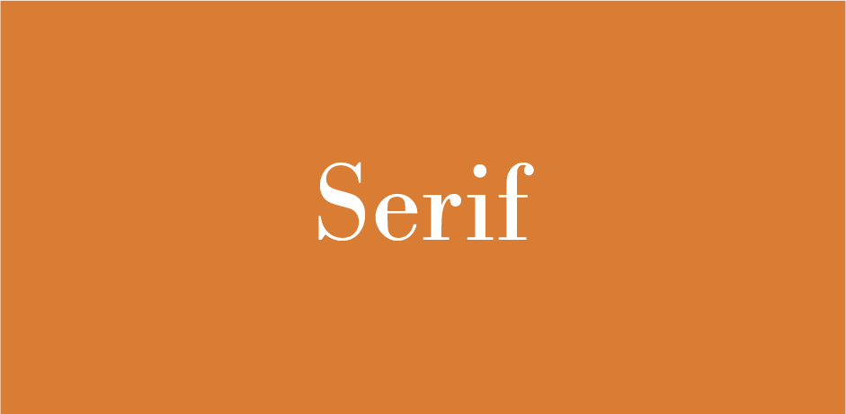 Kiểu chữ Serif