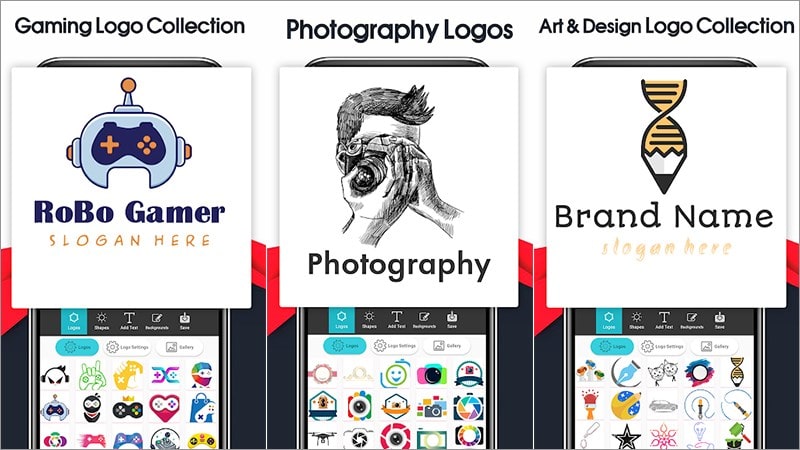 Phần mềm app ứng dụng tạo làm thiết kế logo trên điện thoại miễn phí