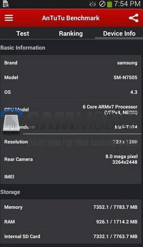 Bản rút gọn của Samsung Galaxy Note 3 lộ ảnh thực tế6